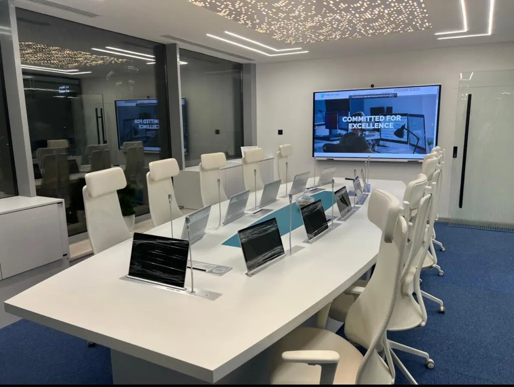 Corporate campus meeting room